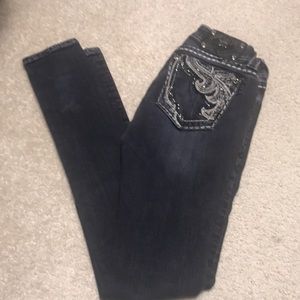 Black Miss Me Skinny Jeans